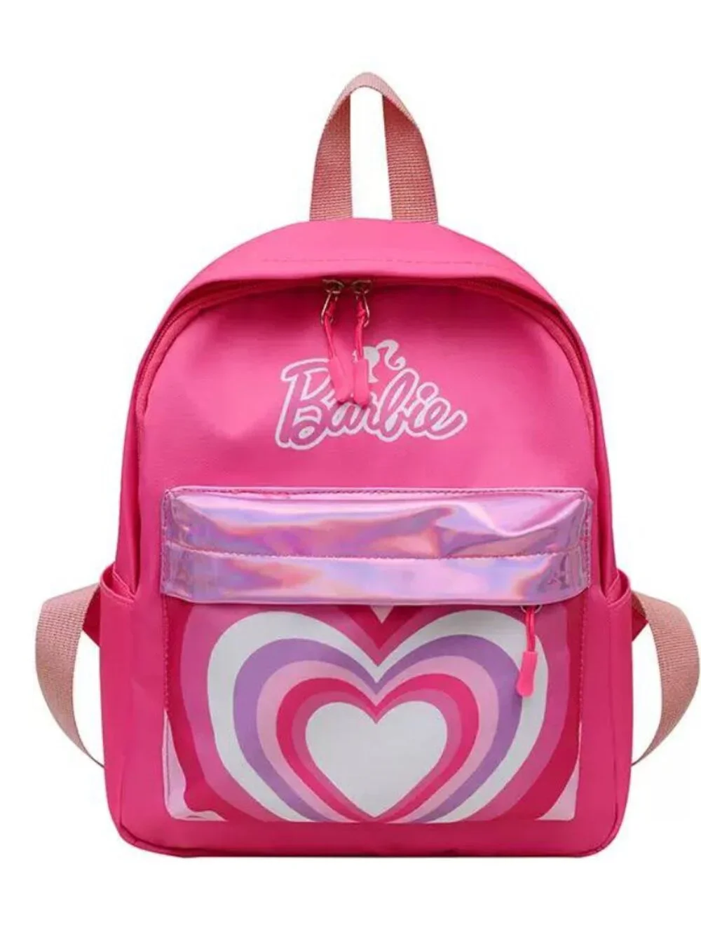 Pink Barbie Backpack Collection Display – Stylish School Bag Set